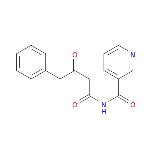 3-Pyridinecarboxamide, N-(1,3-dioxo-4-phenylbutyl)-