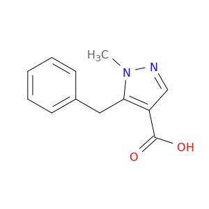 1-甲基-5-(苯甲基)-1H-吡唑-4-羧酸