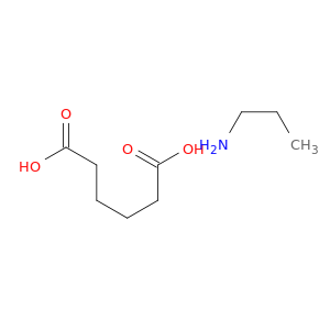 Hexanedioic acid, compd. with 1-propanamine