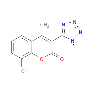 8-CHLORO-4-METHYL-3-(1H-TETRAZOL-5-YL)COUMARIN