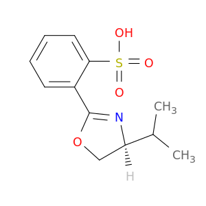 Benzenesulfonic acid, 2-[(4S)-4,5-dihydro-4-(1-methylethyl)-2-oxazolyl]-