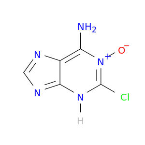 3H-Purin-6-amine, 2-chloro-, 1-oxide