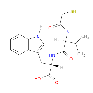 L-Tryptophan, N-[N-(mercaptoacetyl)-L-valyl]-