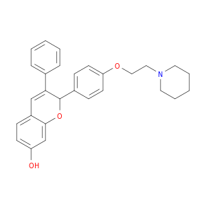 2H-1-Benzopyran-7-ol,3-phenyl-2-[4-[2-(1-piperidinyl)ethoxy]phenyl]-