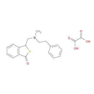 9-[(methyl-phenethyl-amino)methyl]-8-thiabicyclo[4.3.0]nona-1,3,5-trien-7-one; oxalic acid