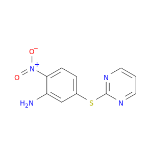 Benzenamine, 2-nitro-5-(2-pyrimidinylthio)-
