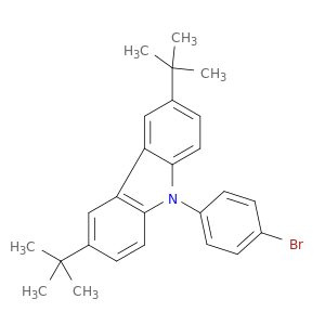 9-(4-溴苯基)-3,6-二-叔-丁基-9H-咔唑