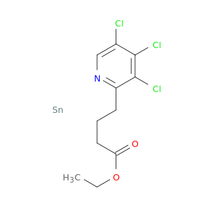 Tin, trichloro(4-ethoxy-4-oxobutyl)(pyridine)-