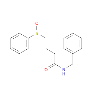 Butanamide, N-(phenylmethyl)-4-(phenylsulfinyl)-