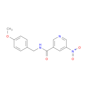 3-Pyridinecarboxamide, N-[(4-methoxyphenyl)methyl]-5-nitro-