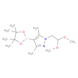 1H-Pyrazole,1-(2,2-dimethoxyethyl)-3,5-dimethyl-4-(4,4,5,5-tetramethyl-1,3,2-dioxaborolan-2-yl)-