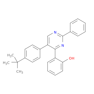 Phenol, 2-[5-[4-(1,1-dimethylethyl)phenyl]-2-phenyl-4-pyrimidinyl]-