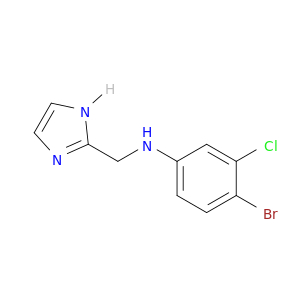 4-Bromo-3-chloro-N-(1H-imidazol-2-ylmethyl)aniline