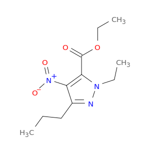 1H-Pyrazole-5-carboxylicacid, 1-ethyl-4-nitro-3-propyl-, ethyl ester
