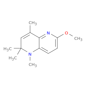 1,5-Naphthyridine, 1,2-dihydro-6-methoxy-1,2,2,4-tetramethyl-