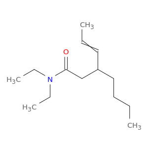 Heptanamide, N,N-diethyl-3-(1-propenyl)-