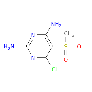 6-chloro-5-methylsulfonyl-pyrimidine-2,4-diamine