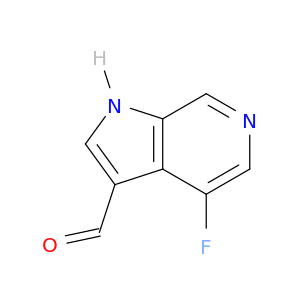 4-氟-1H-吡咯并[2,3-C]吡啶-3-羧醛