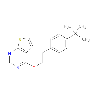 Thieno[2,3-d]pyrimidine, 4-[2-[4-(1,1-dimethylethyl)phenyl]ethoxy]-