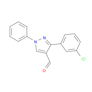 1H-Pyrazole-4-carboxaldehyde,3-(3-chlorophenyl)-1-phenyl-