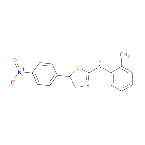 5-(4-Nitrophenyl)-N-(o-tolyl)-4,5-dihydrothiazol-2-amine