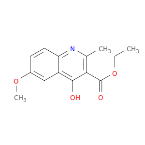 3-Quinolinecarboxylic acid, 4-hydroxy-6-methoxy-2-methyl-, ethyl ester