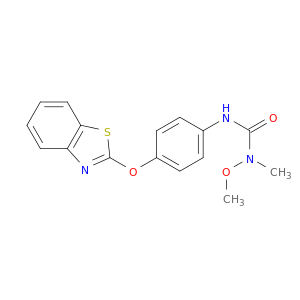 Urea, N'-[4-(2-benzothiazolyloxy)phenyl]-N-methoxy-N-methyl-