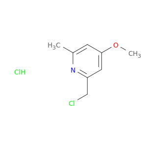 2-(Chloromethyl)-4-methoxy-6-methylpyridine Hydrochloride