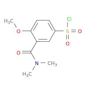 3-(Dimethylcarbamoyl)-4-methoxybenzene-1-sulfonyl chloride