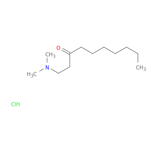 3-Decanone, 1-(dimethylamino)-, hydrochloride