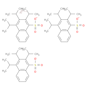 Naphthalenesulfonicacid, tris(1-methylethyl)-, aluminum salt (9CI)
