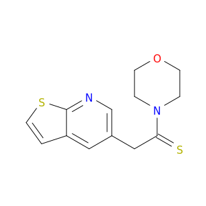 1-(morpholin-4-yl)-2-(thieno[2,3-b]pyridin-5-yl)ethanethione