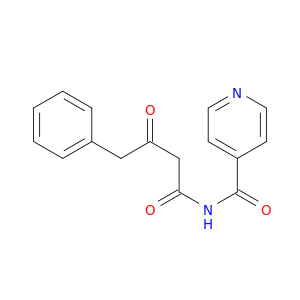 4-Pyridinecarboxamide, N-(1,3-dioxo-4-phenylbutyl)-