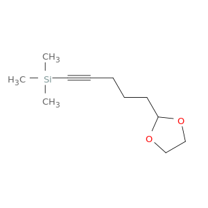 Silane, [5-(1,3-dioxolan-2-yl)-1-pentynyl]trimethyl-