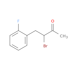 3-bromo-4-(2-fluorophenyl)butan-2-one