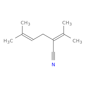 4-Hexenenitrile, 5-methyl-2-(1-methylethylidene)-