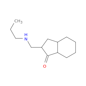 1H-Inden-1-one, octahydro-2-[(propylamino)methyl]-