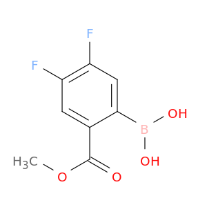 (4,5-二氟-2-(甲氧基羰基)苯基)硼酸