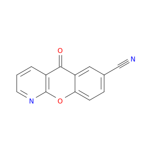 5H-[1]Benzopyrano[2,3-b]pyridine-7-carbonitrile, 5-oxo-