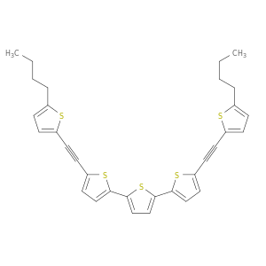 5,5''-双((5-丁基噻吩-2-基)乙炔基)-2,2':5',2''-三联噻吩