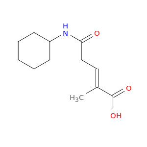 2-Pentenoic acid, 5-(cyclohexylamino)-2-methyl-5-oxo-, (2E)-