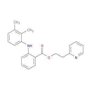 Benzoic acid, 2-[(2,3-dimethylphenyl)amino]-, 2-(2-pyridinyl)ethyl ester