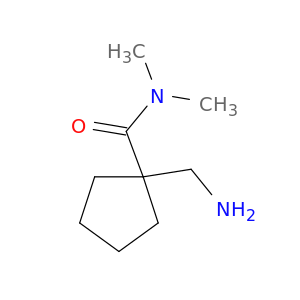 1-(aminomethyl)-N,N-dimethylcyclopentane-1-carboxamide