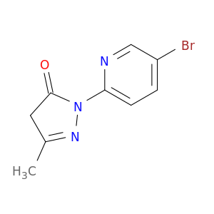 1-(5-bromopyridin-2-yl)-3-methyl-1H-pyrazol-5(4H)-one