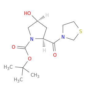 (2S,4S)-4-羟基-2-(噻唑烷-3-羰基)吡咯烷-1-甲酸叔丁酯