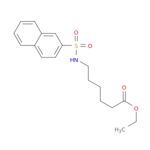 Hexanoic acid, 6-[(2-naphthalenylsulfonyl)amino]-, ethyl ester