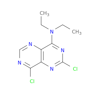 Pyrimido[5,4-d]pyrimidin-4-amine, 2,8-dichloro-N,N-diethyl-