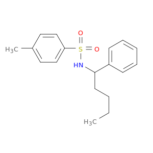 Benzenesulfonamide, 4-methyl-N-(1-phenylpentyl)-