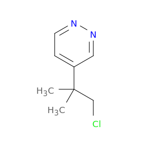 Pyridazine, 4-(2-chloro-1,1-dimethylethyl)-