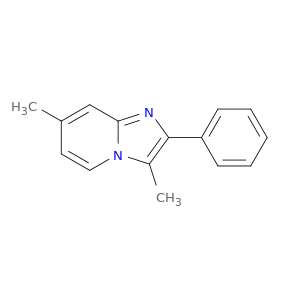 Imidazo[1,2-a]pyridine, 3,7-dimethyl-2-phenyl-